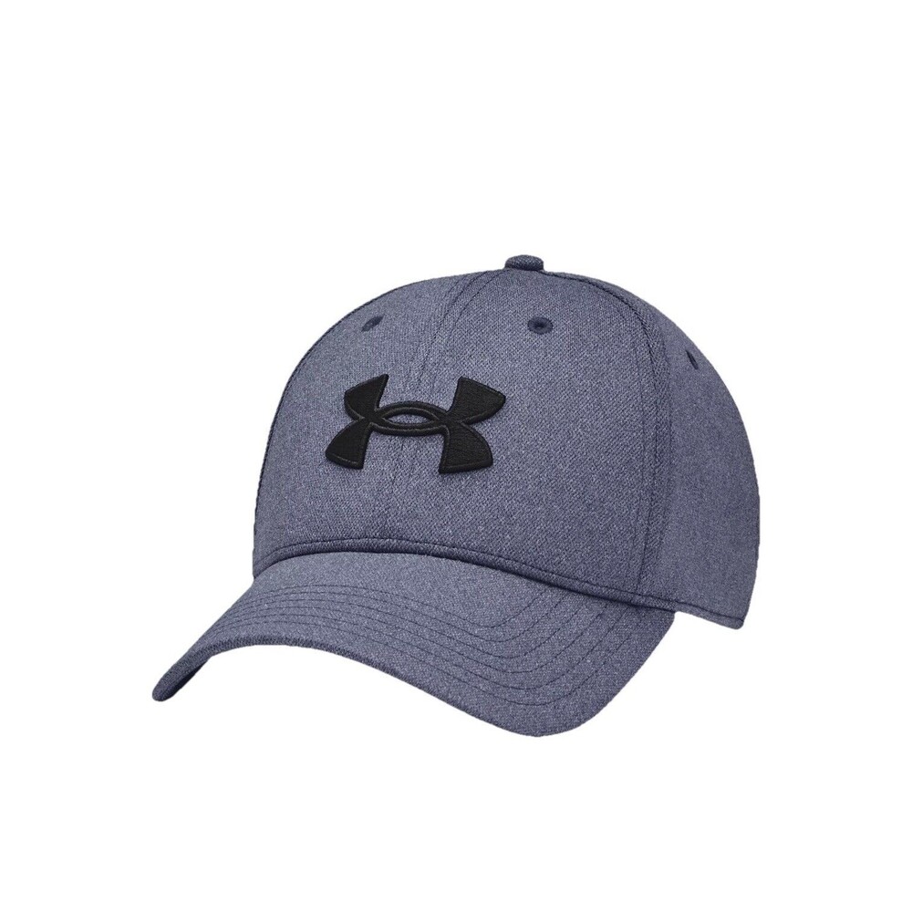 Under Armour Hat Mens Fitted UA Blitzing Embroidered Midnight Navy Black M/L